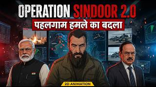 Pahalgam Attack Revenge | Operation Keller | 2D Animation