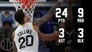 John Collins Highlights | Heat vs. Jazz | 4th Jan 2024