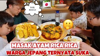 PERTAMA KALI  MASAK AYAM RICA RICA SERUMAH MAKAN  NYA LAHAP🫢YUTARO NGERJAIN MAMI NYA😆