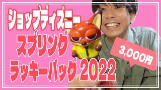 【ディズニー】スプリングバッグ2022開封してみた！！