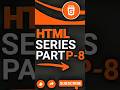 HTML Series Part 8 | Block vs Inline Elements