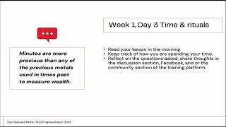 Personal Breakthrough Course WK 1 Overview