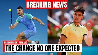 BREAKING: UNEXPECTED CHANGE by CARLOS ALCARAZ at the AUSTRALIAN OPEN