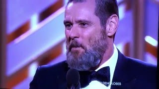 Jim Carrey The Revenant Golden Globes 2016