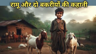 Knowledge story - रामू और दो बकरीयाॅं। Knowledge story video.