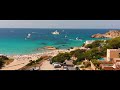 cala tarida ibiza by drone the mavic air in 4k