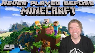 FIRST TIME PLAYING MINECRAFT | EP 1 | CELEBRATING THE 15th ANNIVERSARY| NEVER PLAYED BEFORE