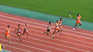 2011年１１月記録会『男子１００ｍ　第２レース』　3組