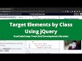 Target Elements by Class Using jQuery (jQuery) freeCodeCamp Tutorial