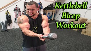 Intense 5 Minute Kettlebell Bicep Workout