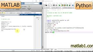 Python and MATLAB conversion (code1 )