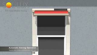 Sol Lux EOS Window Awning Animated Installation