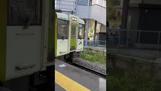 飯山駅止まりの到着(折り返し長野行き) Arrival at the end of Iiyama Station (turnaround bound for Nagano)