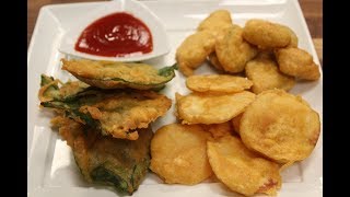 Assorted Pakodas | Tea Time Snacks | Sanjeev Kapoor Khazana