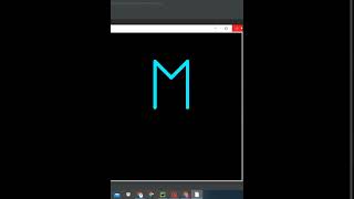 "M" alphabet (#13) | Draw "M" alphabet in python by using turtle | #coding #python #turtle #M