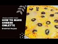 How to make cheese omlette | cheese omelette recipe | egg tomato recipe - Breakfast Recipes #shorts