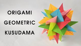 Origami UVWXYZ stars kusudama by Francesco Mancini