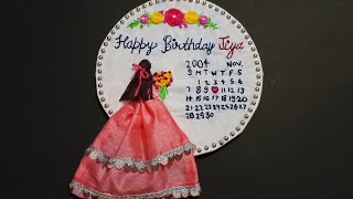 Beautiful Birthday Hand Embroidery Hoop|| Handmade Embroidery hoop