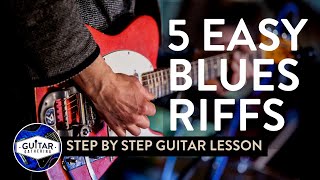 Learn 5 Insanely Cool Blues Riffs - You Won't Believe What You Can Do!