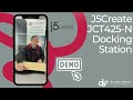 j5 create jct425 n docking station product demo