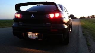 Evo X ultimate racing exhaust