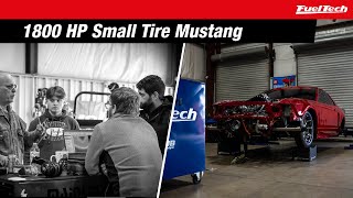 Single Turbocharged LSX Mustang Hub Dyno Session | Steve Johnson