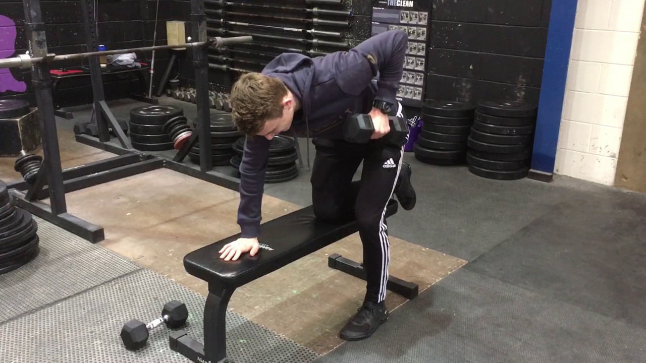 One Arm Db Row Demo Youtube