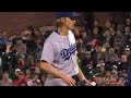 LAD@SF: Greinke fans seven, holds Giants to two runs