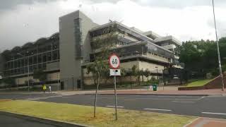 Driving next to CPUT, Cape Town, and student residences