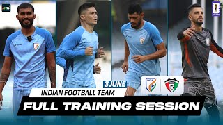 Indian Football Team Training Session 3 June | FIFA World Cup Qualifiers 2026  | India vs Kuwait