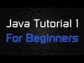 Java Tutorial 1 - For Beginners (Basic Syntax)