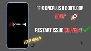 “Ultimate OnePlus 8 Rescue: Fix Bootloop, Logo Hang \u0026 Firmware Update in Minutes!”