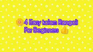 kolamRangoli for Beginners🌷||कोलाम रांगोळी #kolam #rangoli #padikolam #dotskolam  #ytvideo #trending