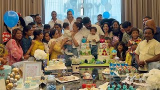 Nayanthara Sons 𝐔𝐲𝐢𝐫 & 𝐔𝐥𝐚𝐠 1st Birthday Celebrations Video | Nayanthara, Vignesh Shivan | FilmyHook