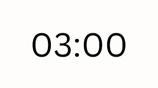 3 Minute Countdown timer (Minimal)