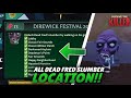 🔪ALL DEAD FRED SLUMBER LOCATION🧟 // Survive the Killer