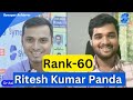 Rank-60, Ritesh Kumar Panda @Synapse_IAS Mains Test Series and Interview Program Student