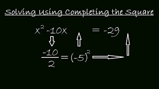 Solving by Completing the Square, Algebra 2, 3-5