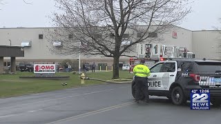 Fire at OMG Roofing Products in Agawam