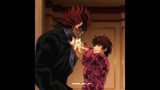 baki hanma no fear 😨 baki is trying to fight start yujirohanma 🤯 #animeshorts #anime #animeedit