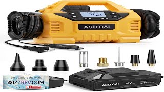 AstroAI Cordless Tire Inflator Portable Air Compressor for Car 160PSI with HD Review