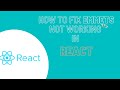 How to fix Emmet not Working in React