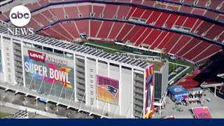 Last-minute security prep underway at Super Bowl