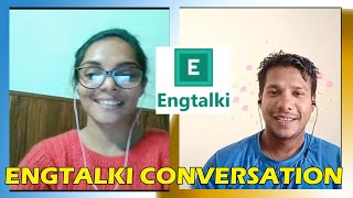 Engtalki Conversation|#Hansikamam|OnlineEnglish Speaking Practice|Clapingo Conversation|#Engtalki