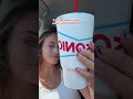 trying the sonic shark bite drink 🦈🩸🥤🩵💙 sonic sonicdrivein sonicorder sonicdrink fastfood