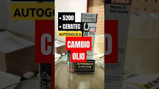 CAMBIO OLIO MOTORE: additivo pulitore Liqui Moly 5200 + antiattrito Ceratec