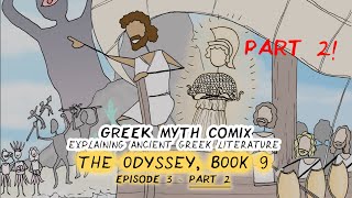 Greek Myth Comix explains the Odyssey Book 9, episode 3 part 2 - the Cyclops