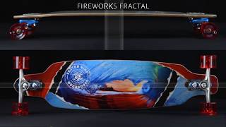 Sector 9 Fireworks Fractal Longboard