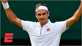 Roger Federer captures his 100th Wimbledon match win | 2019 Wimbledon Highlights