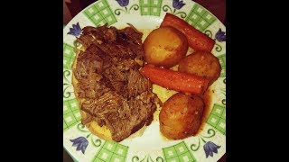 (Najbolji SAČ od 5 h u delimano  multicooker) slow cooked roast beef/isolation menu